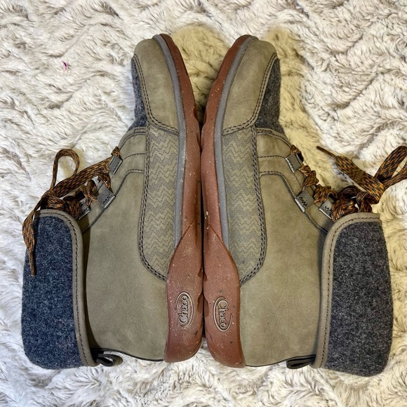 CHACO Waterproof Leather Barbary Boots Lace Up Outdoor Rain Winter 
Size 8.5 - Picture 5 of 10